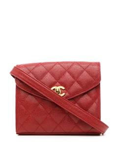 Chanel Pre-Owned стеганая сумка через плечо 1992-го года с логотипом CC