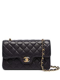 Chanel Pre-Owned маленькая сумка на плечо Paris Double Flap 1995-го года