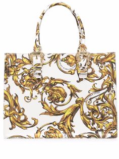 Versace Jeans Couture сумка-тоут с принтом Baroque