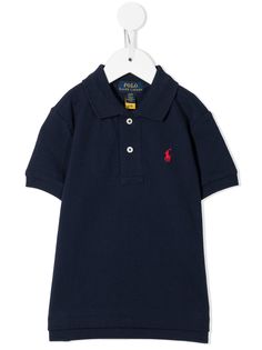 Ralph Lauren Kids футболка с вышитым логотипом