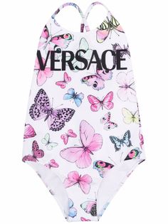 Versace Kids купальник с логотипом