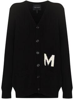 Marc Jacobs кардиган вязки интарсия с логотипом