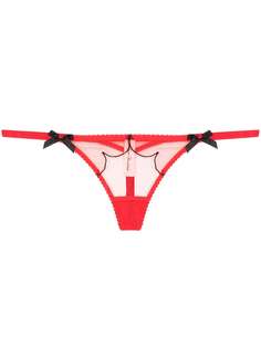 Agent Provocateur Lorna scallop-edge thong