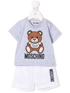 Moschino Kids комплект из футболки и шортов с логотипом