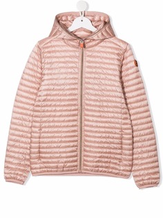 Save The Duck Kids пуховик с нашивкой-логотипом