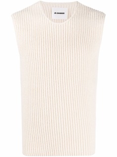 Jil Sander жилет в рубчик