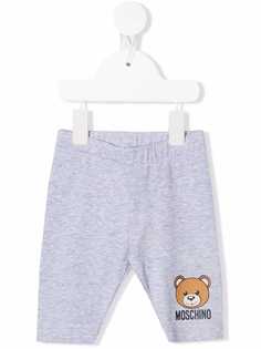 Moschino Kids легинсы с принтом Teddy Bear