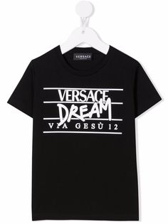Versace Kids футболка с принтом Dream