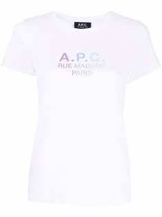 A.P.C. футболка Rue Madame Paris