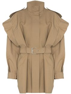 LVIR короткий тренч с поясом