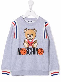 Moschino Kids толстовка с логотипом