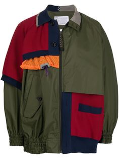 Kolor куртка-рубашка в стиле колор-блок