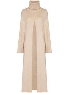 JOSEPH удлиненный джемпер с разрезом спереди