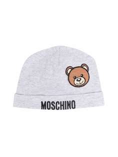 Moschino Kids шапка бини с логотипом Teddy Bear