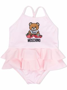 Moschino Kids купальник с принтом Toy Bear