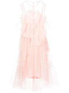 RED Valentino платье миди из тюля