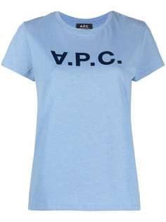A.P.C. футболка с логотипом