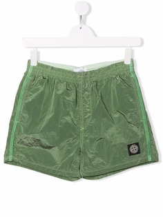 Stone Island Junior плавки-шорты с нашивкой Compass