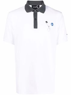Raf Simons X Fred Perry рубашка поло с декоративной булавкой