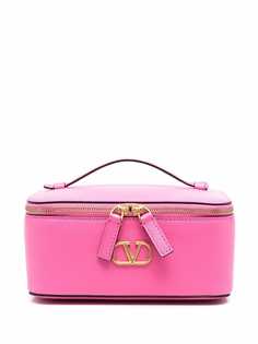Valentino Garavani косметичка из зернистой кожи