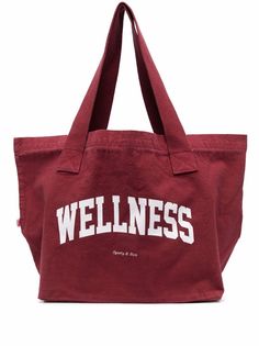 Sporty & Rich сумка-тоут Wellness с логотипом