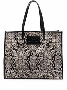 ETRO сумка-тоут с вышивкой и логотипом