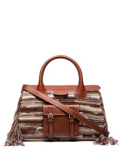 Chloé сумка-тоут Edith с бахромой Chloe
