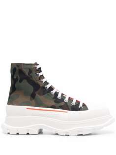 Alexander McQueen высокие кеды Tread Slick