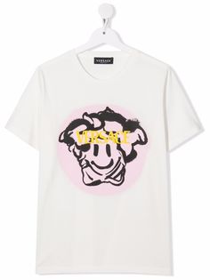 Versace Kids футболка с логотипом Medusa Smile