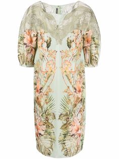 Alberta Ferretti платье с принтом