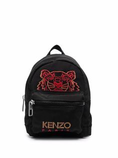 Kenzo мини-рюкзак с вышивкой Tiger