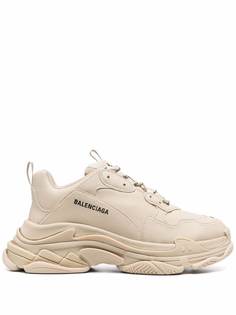 Balenciaga кроссовки Triple S из искусственной кожи