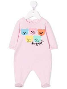 Moschino Kids боди с принтом