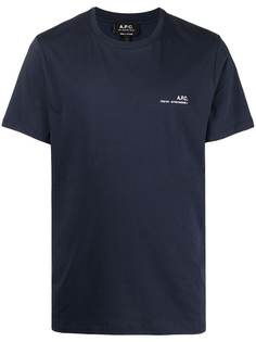 A.P.C. футболка с логотипом