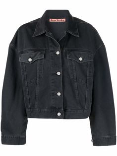Acne Studios джинсовая куртка с приспущенными плечами
