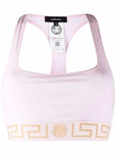 Versace топ-бра с декором Greca