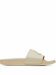 Jimmy Choo шлепанцы с нашивкой-логотипом