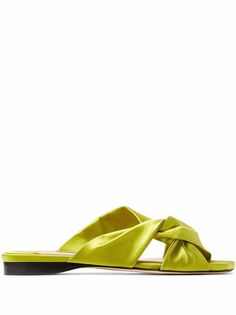 Jimmy Choo атласные шлепанцы