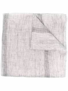Brunello Cucinelli полосатый шарф тонкой вязки