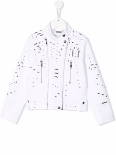 Givenchy Kids куртка с заклепками