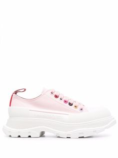 Alexander McQueen кроссовки на массивной подошве