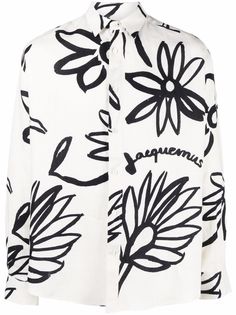 Jacquemus рубашка Moisson с принтом