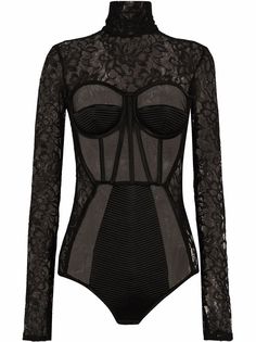 Dolce & Gabbana кружевное боди