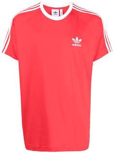 adidas футболка с вышитым логотипом
