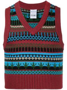 Perks And Mini жилет Handmade Houses с узором фэр айл