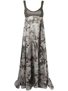 Alanui платье Hookipa с принтом Toile De Jouy