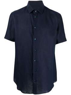 Giorgio Armani шелковая рубашка с короткими рукавами