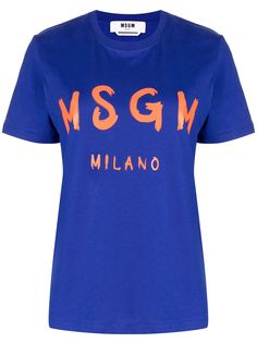 MSGM футболка с логотипом