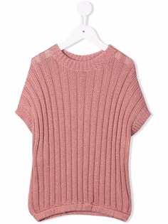 Brunello Cucinelli Kids свитер в рубчик