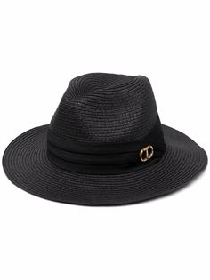 TWINSET шляпа-федора с логотипом